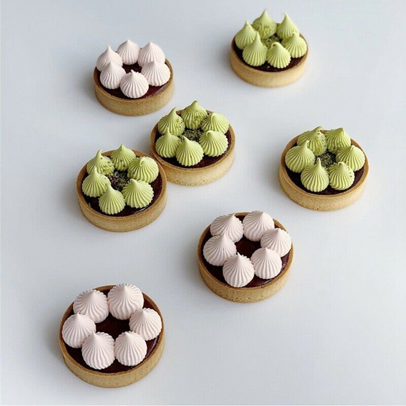 Circular Stainless Steel Porous Tart Ring Bottom Tower Pie Cake Mould Bakin J3Z6
