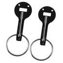 Set of Racing Sport Car Alloy Bonnet Hood Pin Lock Down Kit Universal Black