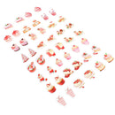 46pcs Cute strawberry dessert DIY Diary Craft Stickers Scrapbooking decorN`US