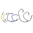 6 Pcs Bungee Cord Tie Down Straps Assortment Elastic Heavy Duty Pull Ropes for