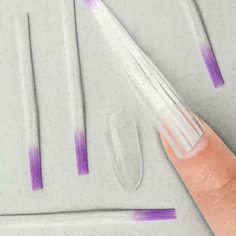 10pcs Fibernails Fiberglass For Nail Extension Acrylic Tips Salon Manicure R7E0