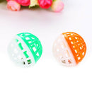 Cat Interactive Pet Playing Hollowed Bell Toys Training Scratch Rattle Ball