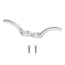 5pcs Bolt-on 4" Rope Cleat Hook StainlessSteel Tie Down for Boat Deck Flagpole