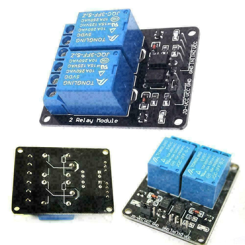 5V 2 Channel Relay Board Module for Raspberry Pi ARM AVR DSP PIC TOOL O9O3 M3P1