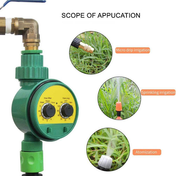Adjustable Knob For Garden Automatic Electronic Water Timer Irrigation System
