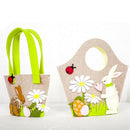 Easter Egg Rabbit Flower Handbag Cute Easter Decoration Party Supplies Kids