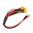 4.0mm Banana Connector to XT60 EC5 RC Car Plug Charge Lead Adapter 370mm