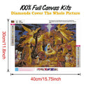 5D DIY Full Drill Diamond Painting Religious Embroidery Mosaic Kit (B036)