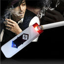 USB Rechargeable Flameless Cigar Cigarette Smoke Electronic Lighter No Gas lj