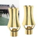 2 Pieces 3/4 Cascade Cedar Solid Brass Fountain Nozzle, Water Spray Sprinkler