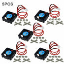 5X Mini Cooling Fan Heat Sink For Raspberry Pi 3/2/B+ 4.5V/5V Computer Fit PIW