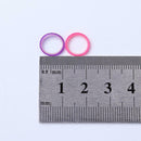 100pcs Orthodontic Rubber Bands Latex Braces Transparent Traction (5/16)