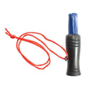 Outdoor Plastic Imitate Pheasant Duck Call Voice Hunting Whistle with Rope