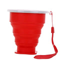 2 Pieces Collapsible Silicone Travel Coffee Mug 300ml Water Cups Portable