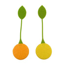 Lemon Silicone Tea Leaf Infuser Loose Strainer Herbal Spice Filter Diffuser!N