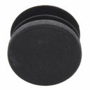 15pcs Black 19mm Dia Round Plastic Blanking End Cap Tubing Tube Insert X8Z7