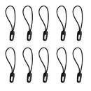 10 Pieces Rope Puller Zipper Pull Cord Slider Fastener for Backpack -Hollow