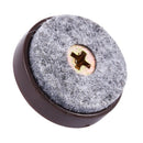 40Pcs Furniture Glide,Screw-On Felt Pad Slider Floor Protector for Wooden L