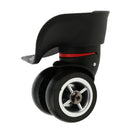 1 Pair Suitcase Luggage Silent Casters Wheels for Travelling Bag - L (Large)