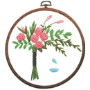 3 Pieces / Set of Embroidery Hoop Frame Set Cross Stitch Hoop Imitation Woo