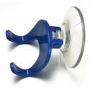 Plastic Suction Cup Razor Stand Holder Single Rack Bathroom Shower Bath Blue