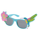 Hawaiian Sunglasses Floral Bird Funny Glasses Beach Party Fancy Dress