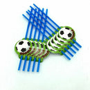 10pcs football straw kids birthday wedding party supplies football paper st