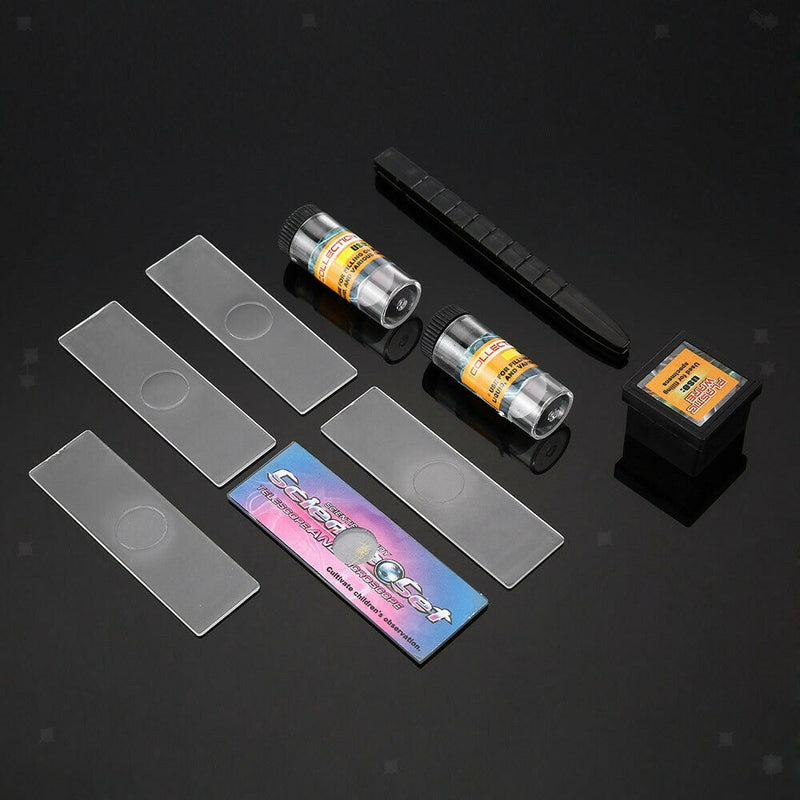 Kids Students Beginner Microscope with LED 100X 400X 1200X Magnification