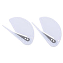 2 X Plastic Letter Opener Mail Envelope Opener Safety Paper Guarded CutterEB Gw