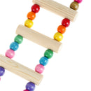 Bird Swing Wooden Bridge Ladder Climb Cockatiel Parakeet Budgie Parrot Pet ToysZ