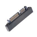SATA 7+15 Pin 22 Pin Male to 22 Pin Female Right Angle Convertor Adapter bkT NTO