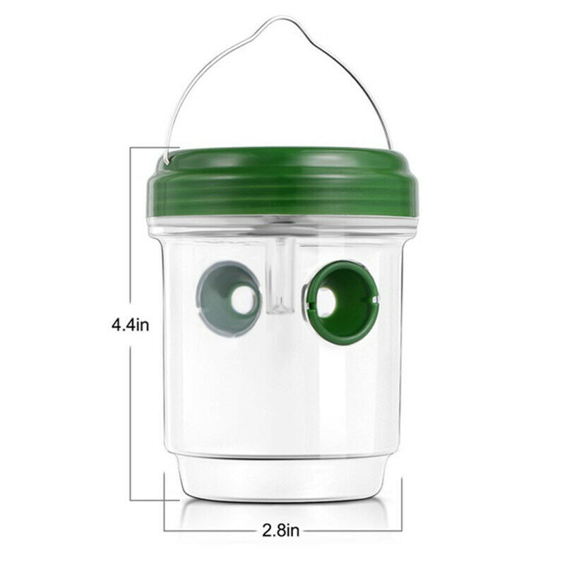 1 Pcs Wasp Trap Catcher Life Outdoor Solar Powered Trap With Ultraviolet LE