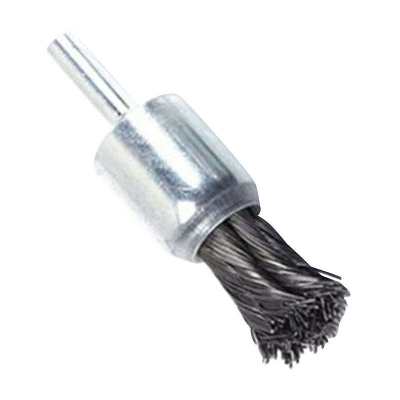 6 Pieces 7/8" 1" Dia Knot Wire End Brush Hollow End Partial Twist Knotted