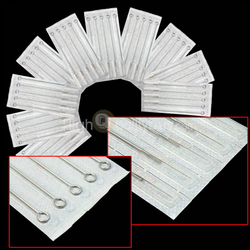 50pcs Sterilized Steel Tattoo Disposable Needles Round Liner Size 5RL dfg PLN