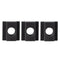 1/2-inch Steel T-Slot Nut Black Oxide Plated Grade 8.8 Tapped Through 5pcs