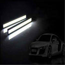 2x Super Bright Waterproof 12V COB White Car LED Light for DRL Fog Driving Lamp^