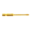 10x 4mm Hex Shank Crossed Spear Head Drill Bit for Glass Tile Mirror Ceramic