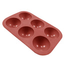 1pc 6 Cavity Half Ball Sphere Silicone Mold Muffin Chocolate Baking Pan Mould