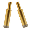 2 Piece Diamond Holesaw Tile Ceramic Slate Porcelain Marble Drill Bits 18mm