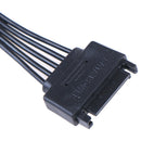 SATA 15Pin 1 to 5 SATA hard drive power line hard disk expansion line 3C