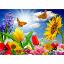 5D DIY Full Drill Diamond Painting Sunny Flower Embroidery Decor (C1008)