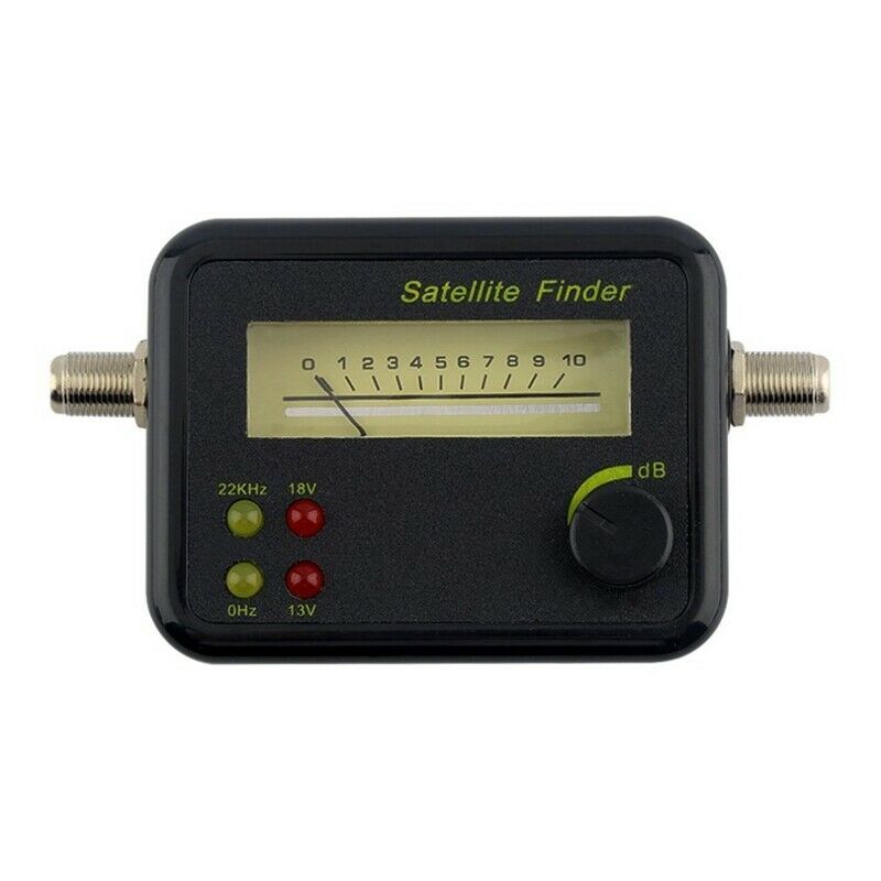 Plastic Black Mini Digital Lcd Display Satellite Signal Finder Meter Tester R4A9