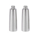 2pcs Metal XLR 3 Pin Male to RCA Female Audio Jack Adapter Plug Connector A