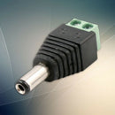 40Pcs Power Cable Female & Male Plug Connector DC 5.5mm x 2.1mm For CCTV Camera