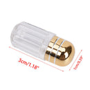 Portable Capsules Clear WaterProof Mini Plastic Box Bottle Case Holder Pill Cas@