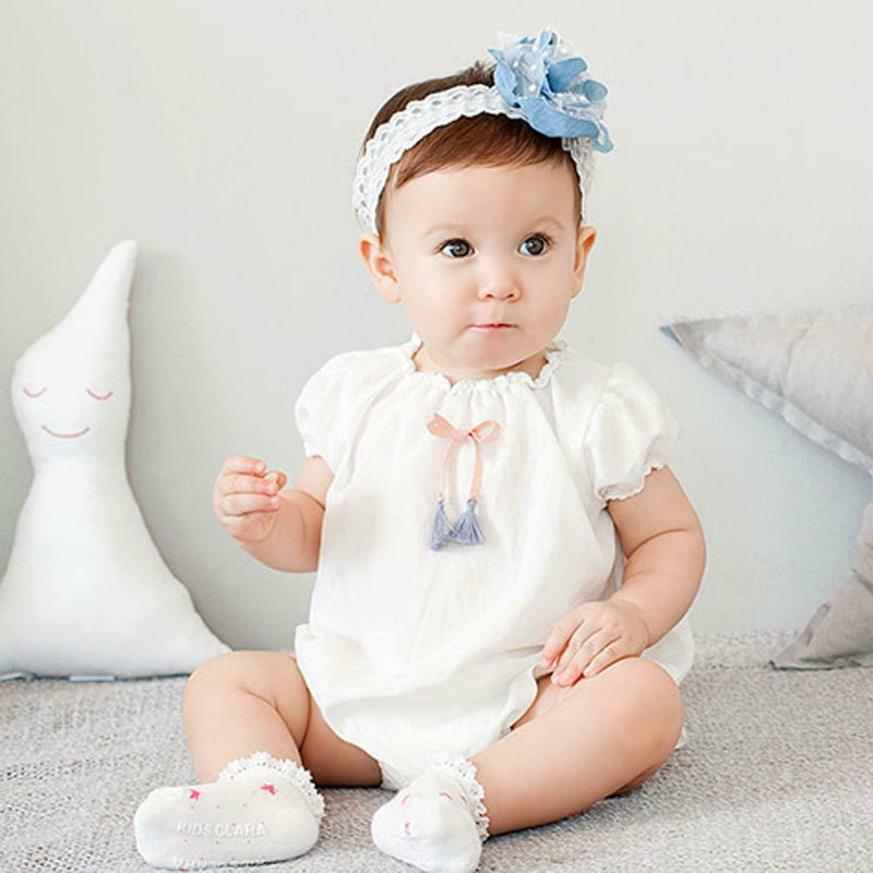 Lovely Baby Headband Girl Headwear Lace Flowers Elastic Headbands