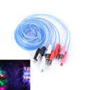 LED charger luminescent visible flow smart charger sync cable for android pho Ew