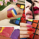 Eyeshadow Lipstick Palette 25 Color Eye Shadows Shimmer F7A5 C1O2 Water U9T9