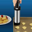 Stainless Steel Biscuit Cookie Icing Cake Decorating Gun Set Piping 16pc X2W0