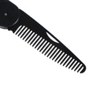 Portable Beard Comb Men Shaving Pocket Comb Male Stainless Steel Mustache M&E
